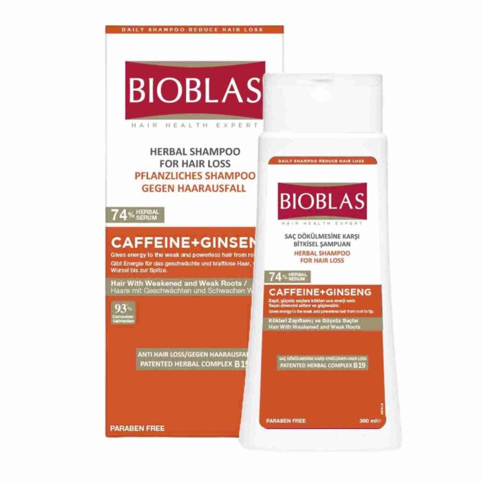 Bioblas Caffeine+Ginseng Shampoo